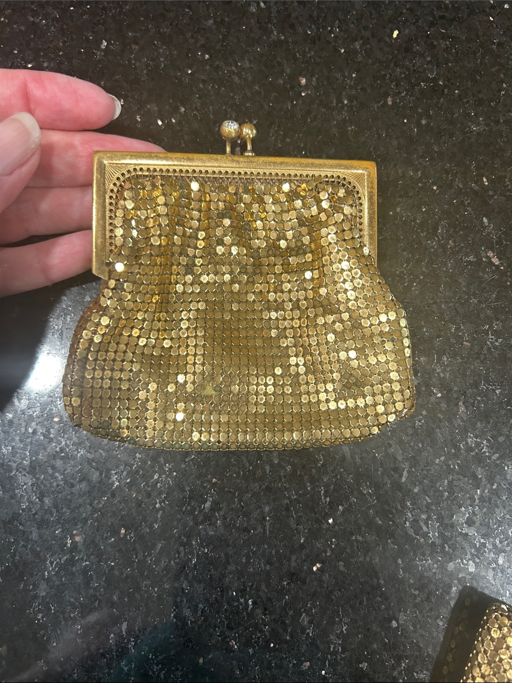 Vintage Gold Mesh Wallets/Coin Purse Lot - Picture 4 of 16